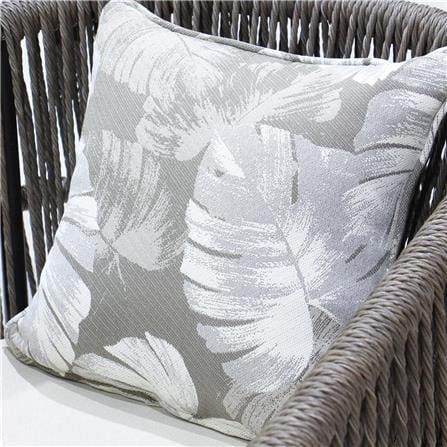 RATTAN CHAIR SPRING LEEWAN BLACK/GREY 2PCS [EXCLUSIVE FROM HOMEPRO THAILAND]