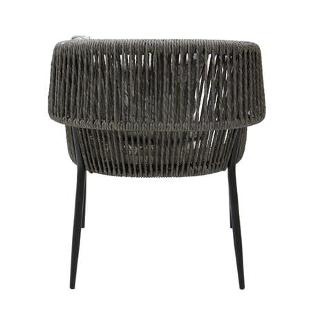 RATTAN CHAIR SPRING LEEWAN BLACK/GREY 2PCS [EXCLUSIVE FROM HOMEPRO THAILAND]
