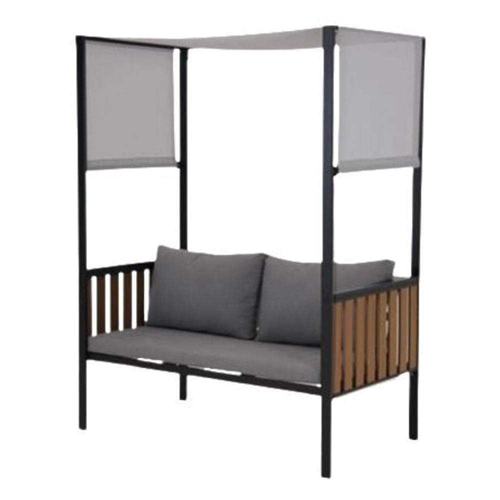 LEISURE CHAIR WITH CANOPY BENETTA SERENITY BLACK [EXCLUSIVE FROM HOMEPRO THAILAND]