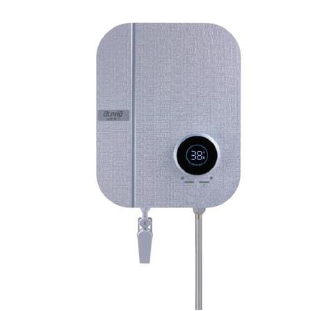 ALPHA SHOWER HEATER DC PUMP WITH HAND SHOWER WES7-DIGITAL BLUE LINEN