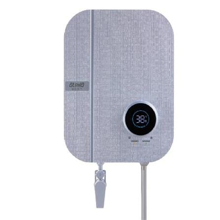 ALPHA SHOWER HEATER DC PUMP WITH RAIN SHOWER WES7-DIGITAL BLUE LINEN