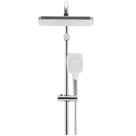 ALPHA SHOWER HEATER DC PUMP WITH RAIN SHOWER WES7-DIGITAL BLUE LINEN