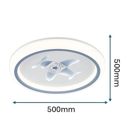 PRE-ORDER BRIGHT OBJECTIVES CEILING LAMP LED 16707/500 3C 120W 50CM WHITE BLUE