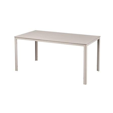 HDPE PATIO TABLE SPRING HARIS 156CM BEIGE