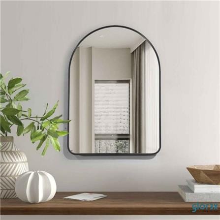 GLOREX ALUMINIUM FRAME MIRROR GLC 2003A/B 70x50CM BLACK