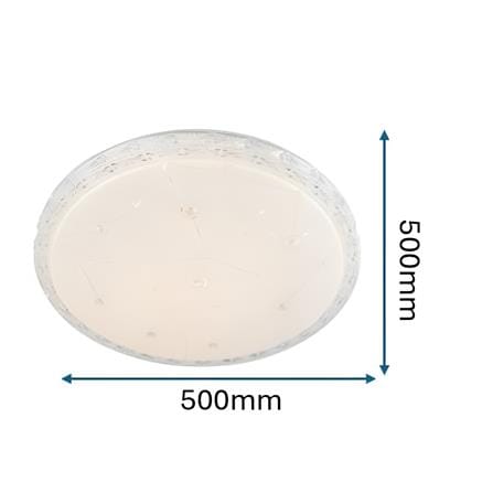 PRE-ORDER BRIGHT OBJECTIVES CEILING LAMP LED 16705/500 3C 120W 50CM WHITE
