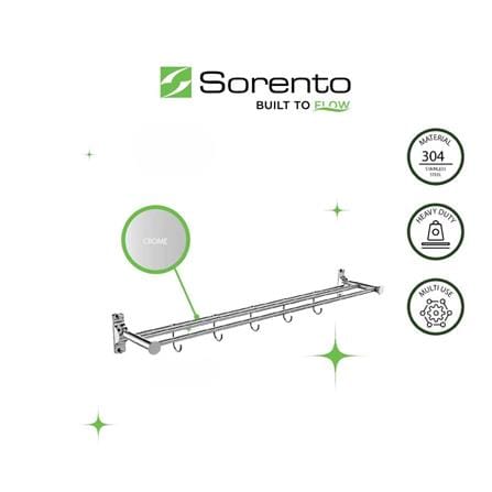 SORENTO TOWEL BAR SRT756-32-CR 80CM CHROME