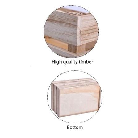 WOODEN BOX STOARGE S 26X19X12CM BROWN
