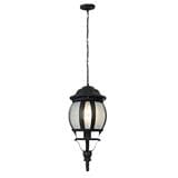 BRIGHT OBJECTIVES PENDANT OUTDOOR LAMP 8802/P 900MM E27 BLACK