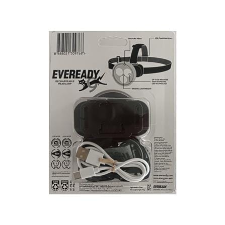EVEREADY VALUE LI-ION RECHARGEABLE HEADLIGHT VPHDL4