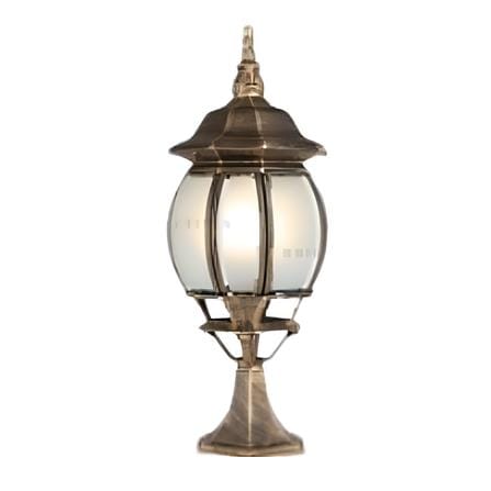PRE-ORDER BRIGHT OBJECTIVES GATE LAMP 8802/S 545MM E27 ANTIQUE BRASS