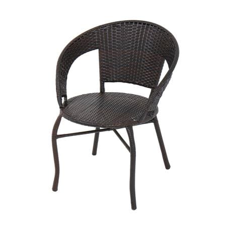 2-SEAT PE RATTAN PATIO SET ME LIVING RATTAN BROWN [EXCLUSIVE FROM HOMEPRO THAILAND]