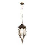 BRIGHT OBJECTIVES PENDANT OUTDOOR LAMP 8802/P 900MM E27 ANTIQUE BRASS
