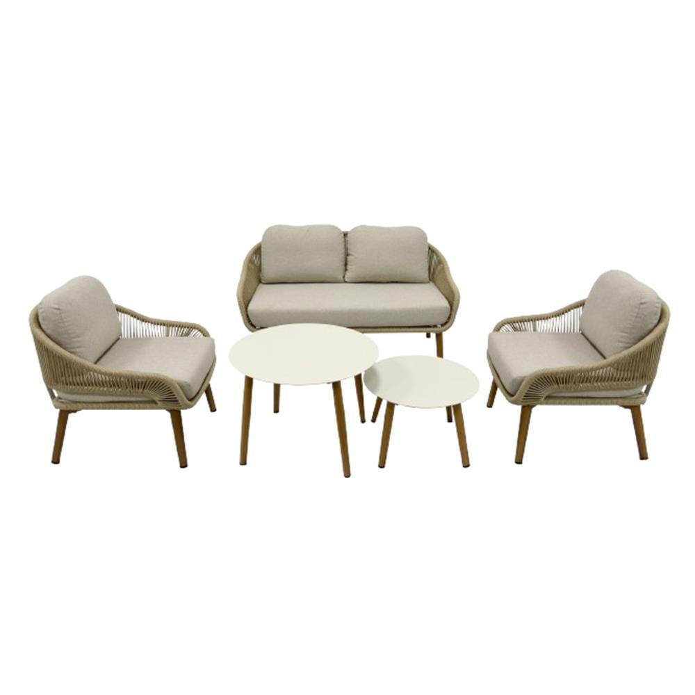 4-SEAT PATIO CONVERSATION SET BENETTA BENEDICT BEIGE [EXCLUSIVE FROM HOMEPRO THAILAND]