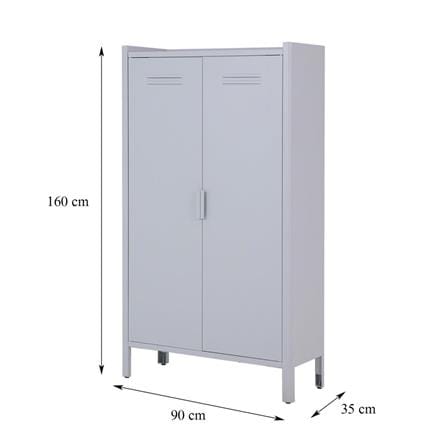 GALVANIZED CABINET SPRING STONEY 160CM. GREY [EXCLUSIVE FROM HOMEPRO THAILAND]