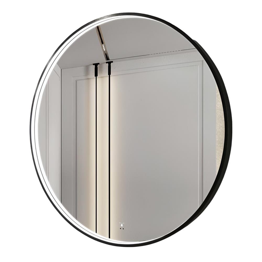 GLOREX LED MIRROR RD70A402-HSLED-BK 70CM