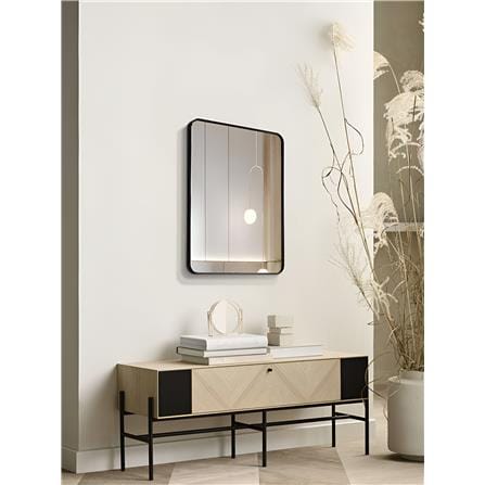 GLOREX ALUMINUM FRAME MIRROR RRM6080A282-BK 80x60CM