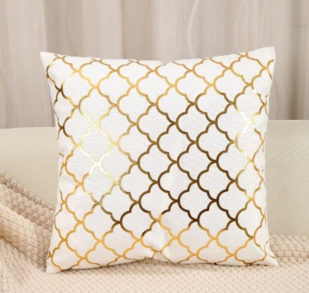 WINPLUS CUSHION PEARL 18X18 WHITE