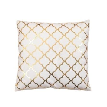 WINPLUS CUSHION PEARL 18X18 WHITE