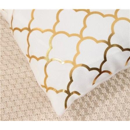 WINPLUS CUSHION PEARL 18X18 WHITE