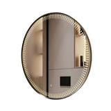 GLOREX LED MIRROR RD80A282IS-HSLED-BK 80CM