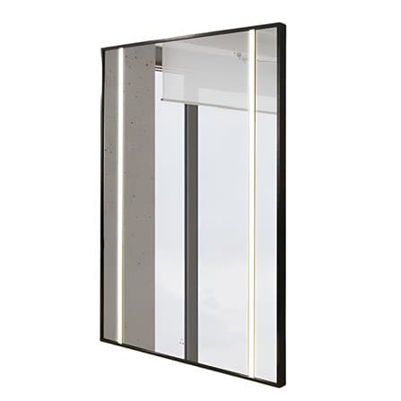 GLOREX LED MIRROR SR7090A281-HSLED-BK 90x70CM