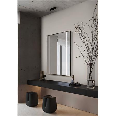 GLOREX LED MIRROR SR7090A281-HSLED-BK 90x70CM