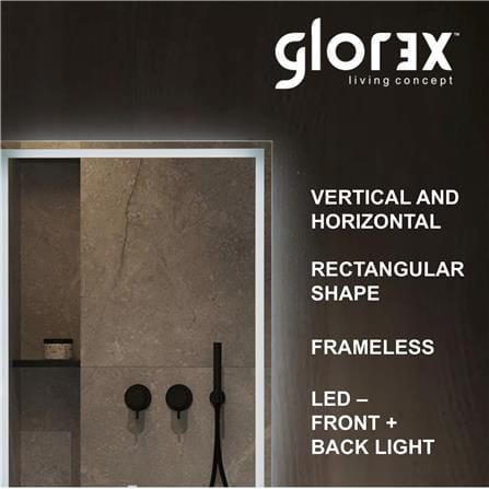 GLOREX LED MIRROR 1001N-LED-NC1 70x50CM