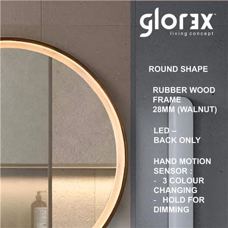 GLOREX LED MIRROR RD70W-HSLED 70CM