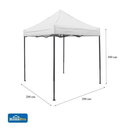 GAZEBO CANOPY TENT ME LIVING 2X2M WHITE [EXCLUSIVE FROM HOMEPRO THAILAND]