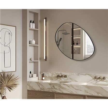 GLOREX MIRROR PB7090A/B 90x70CM BLACK