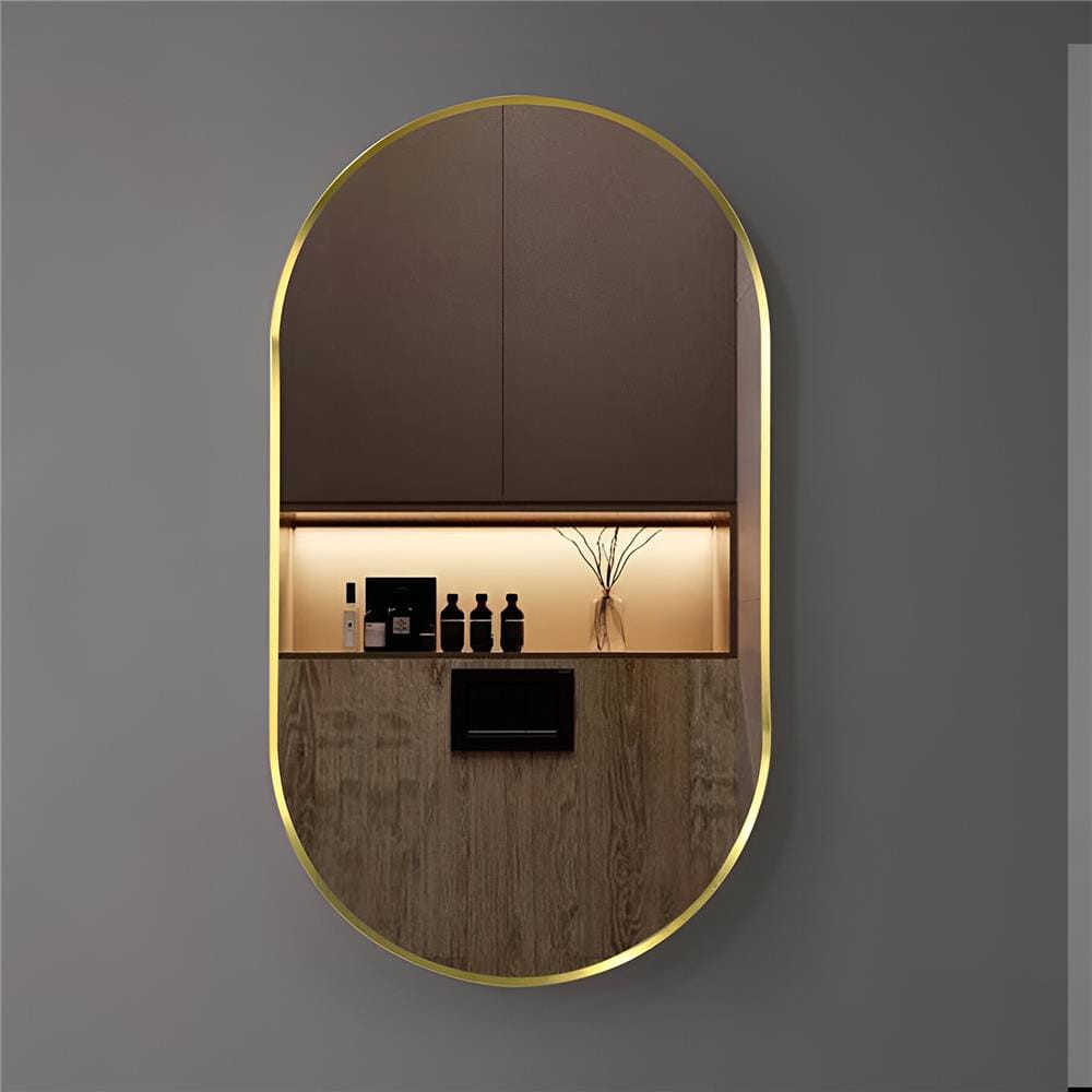 GLOREX MIRROR PLM5090A282 90x50CM GOLD
