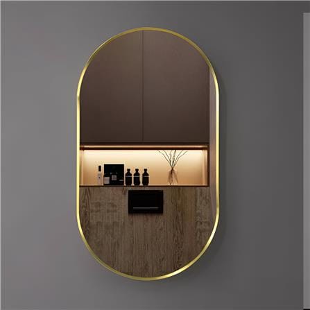 GLOREX MIRROR PLM5090A282 90x50CM GOLD