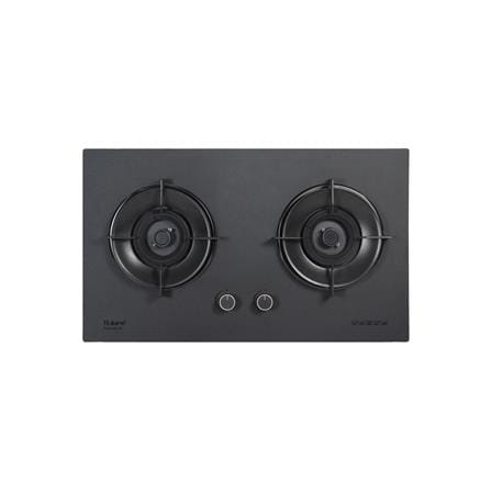 RUBINE GAS HOB RGH-FASCO2B-SK 2BURNERS TEMPERED GLASS 5.5KW 78CM