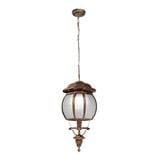 BRIGHT OBJECTIVES PENDANT OUTDOOR LAMP 8803/P 900MM E27 ANTIQUE BRASS