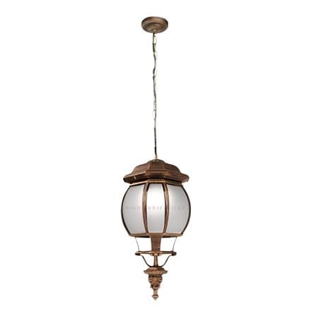 BRIGHT OBJECTIVES PENDANT OUTDOOR LAMP 8803/P 900MM E27 ANTIQUE BRASS