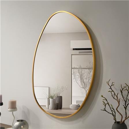 GLOREX MIRROR PB7090A/G 90x70CM GOLD