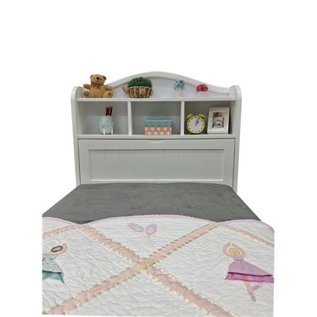 SNOOZELAND DAISY BEDFRAME SUPER SINGLE-WHT