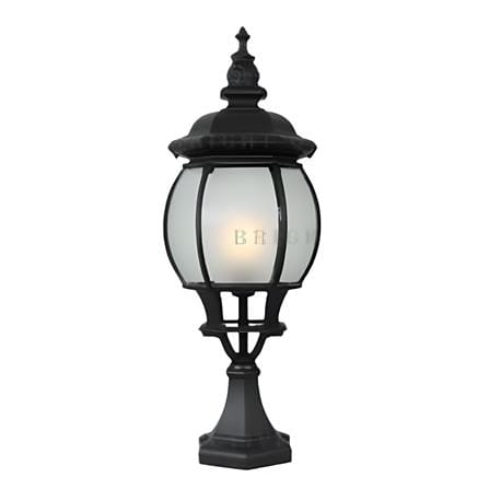 PRE-ORDER BRIGHT OBJECTIVES GATE LAMP 8803/S 755MM E27 BLACK