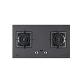 RUBINE GAS HOB RGH-DAKKA2B-SK 2BURNERS 6.3KW 86CM SETAKERA TEMPERED GLASS