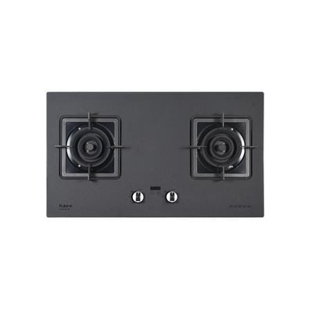 RUBINE GAS HOB RGH-DAKKA2B-SK 2BURNERS 6.3KW 86CM SETAKERA TEMPERED GLASS