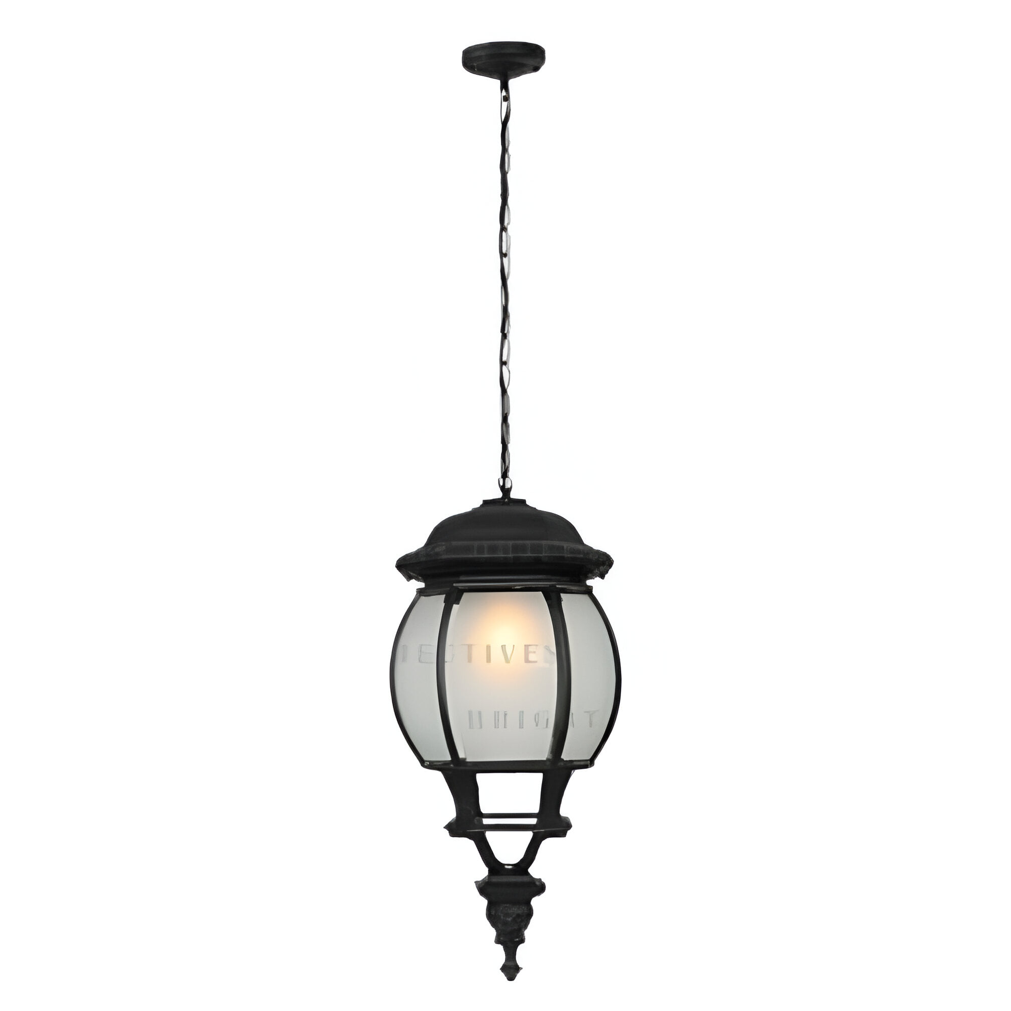 BRIGHT OBJECTIVES PENDANT OUTDOOR LAMP 8803/P 900MM E27 BLACK