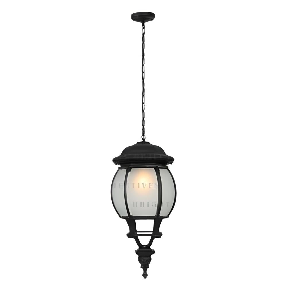 BRIGHT OBJECTIVES PENDANT OUTDOOR LAMP 8803/P 900MM E27 BLACK