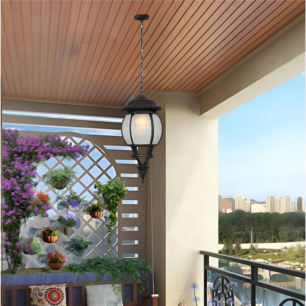 BRIGHT OBJECTIVES PENDANT OUTDOOR LAMP 8803/P 900MM E27 BLACK