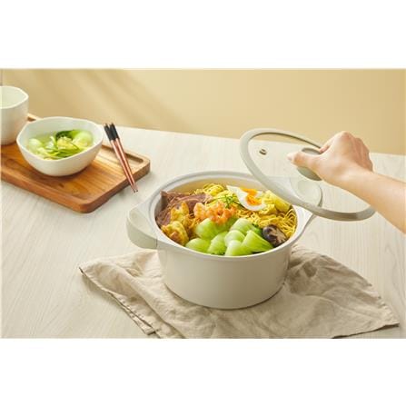 INOCHI OMI SIMPLE MARBLE POT 24CM