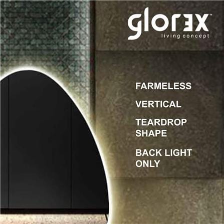 GLOREX FRAMELESS MIRROR GLC 2002N(LED) 80X60CM