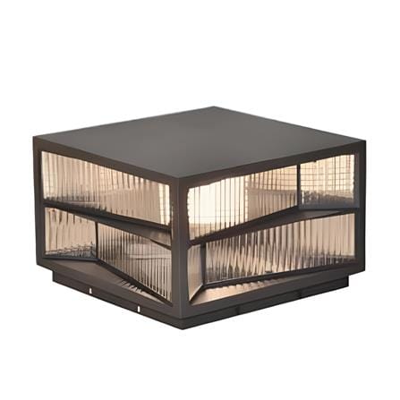 YETPLUS GATE LAMP B0166 300 E27 STONE GREY 30CM