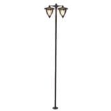 YETPLUS BOLLARD BL3313-2 H2000 E27 STONE GREY
