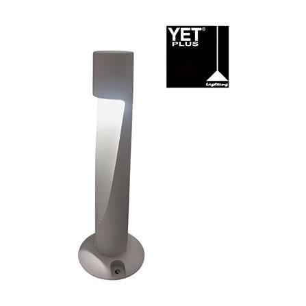YETPLUS BOLLARD BL3318 H350 12W 3000K (WARM WHITE) STONE GREY