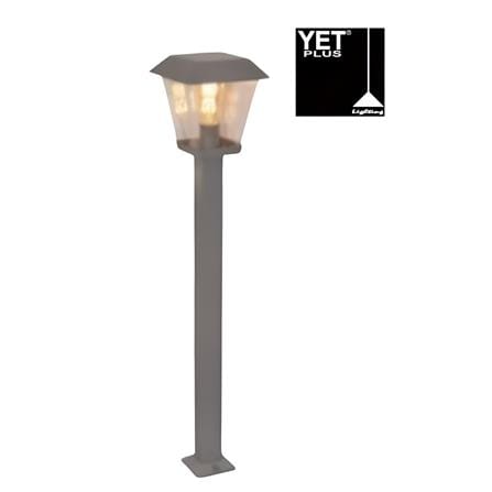 YETPLUS BOLLARD BL3314 H80 E27 STONE GREY 80CM
